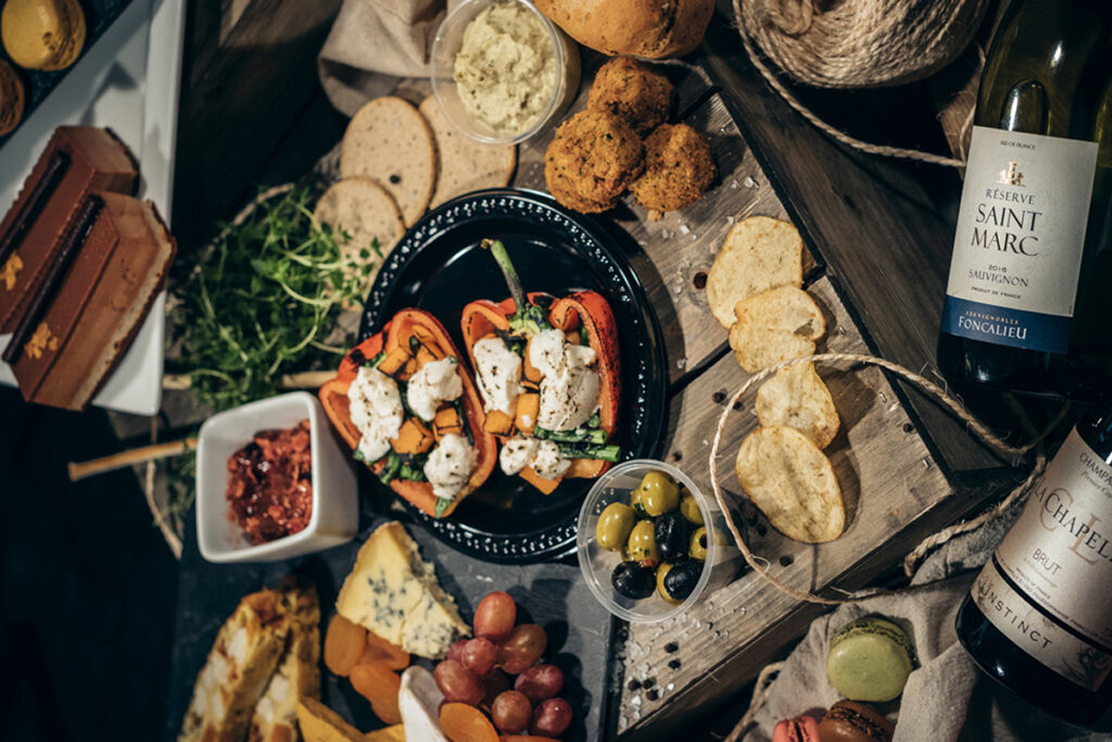 The Gourmet Champagne Vegetarian Picnic